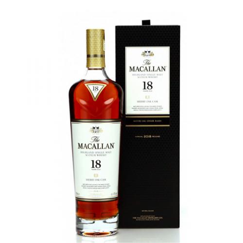 Macallan 18 Year Old Sherry Oak 2018 Release