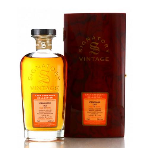 Springbank 1969 Signatory Vintage 40 Year Old Cask