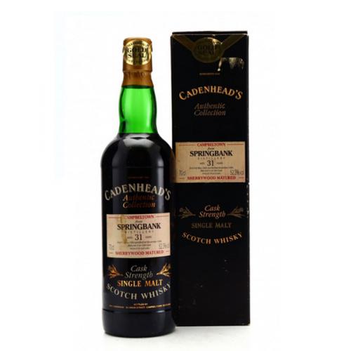 Springbank 1963 Cadenhead's 31 Year Old Sherry Woo