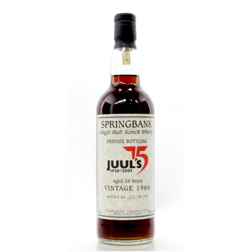 Springbank 1966 Private Cask 34 Year Old