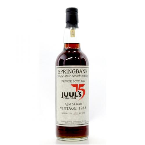 Springbank 1966 Private Cask 34 Year Old