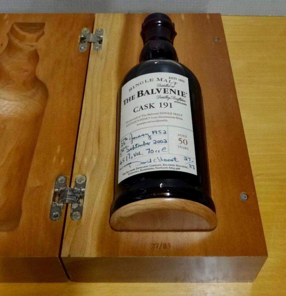 The Balvenie 50 year old cask 191